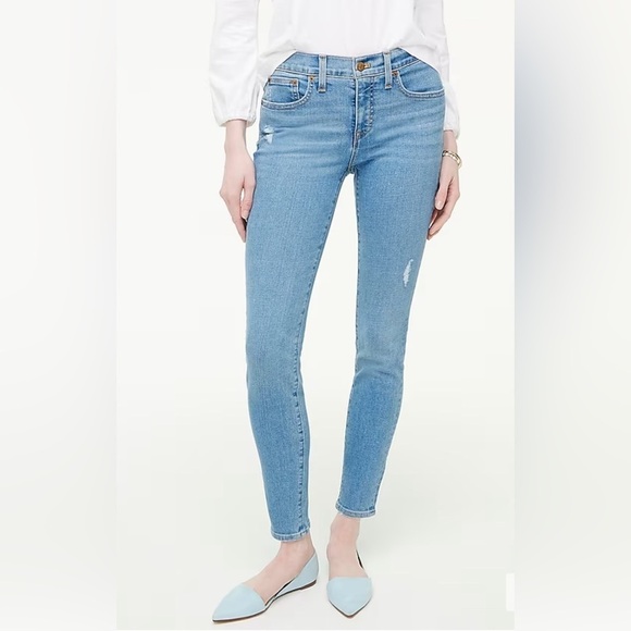 Women’s J. Crew 8" mid-rise skinny jean in signature stretch size 31 | EUC - Picture 2 of 7